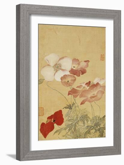 Poppies-Yun Shouping-Framed Giclee Print