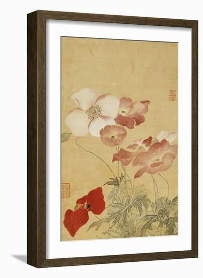 Poppies-Yun Shouping-Framed Giclee Print