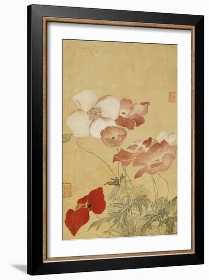 Poppies-Yun Shouping-Framed Giclee Print