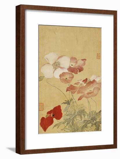 Poppies-Yun Shouping-Framed Giclee Print