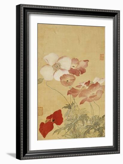 Poppies-Yun Shouping-Framed Giclee Print