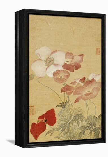 Poppies-Yun Shouping-Framed Premier Image Canvas