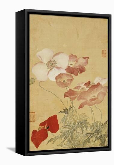 Poppies-Yun Shouping-Framed Premier Image Canvas