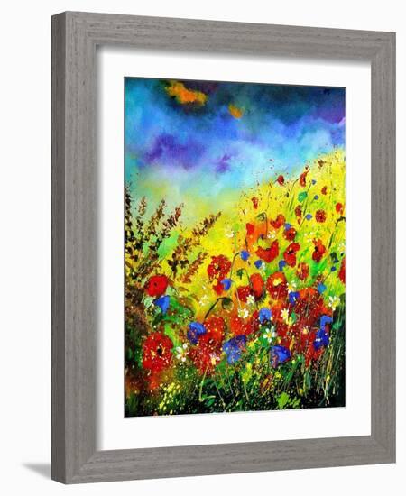 Poppies-Pol Ledent-Framed Art Print