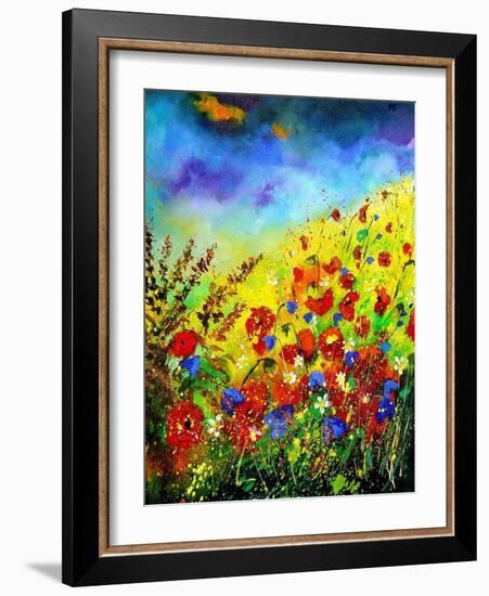 Poppies-Pol Ledent-Framed Art Print