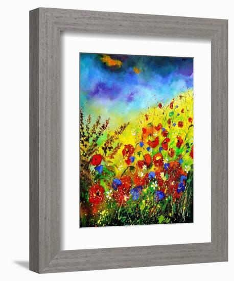 Poppies-Pol Ledent-Framed Art Print