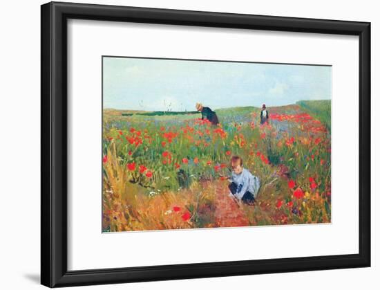 Poppies-Mary Cassatt-Framed Art Print