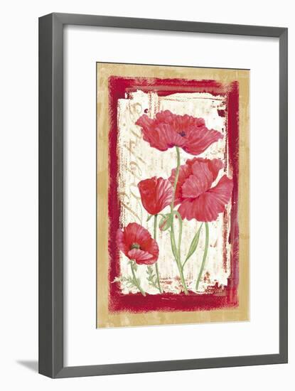 Poppies-Maria Trad-Framed Giclee Print
