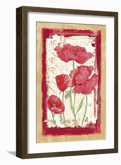 Poppies-Maria Trad-Framed Premium Giclee Print