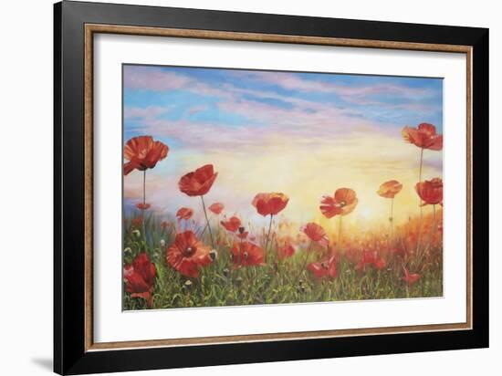 Poppies-David Stribbling-Framed Art Print