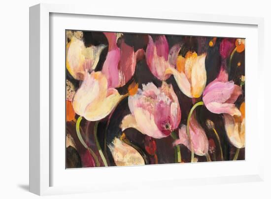 Popping Tulips-Albena Hristova-Framed Art Print