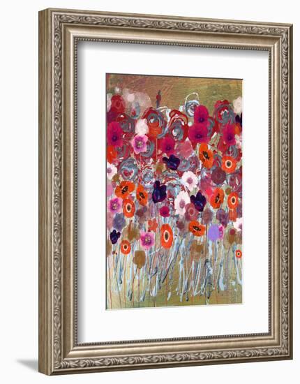 Poppy and Anemone-Claire Westwood-Framed Premium Giclee Print