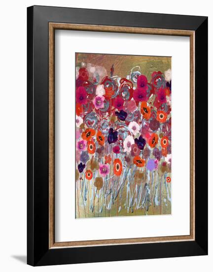 Poppy and Anemone-Claire Westwood-Framed Premium Giclee Print