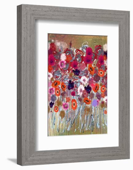 Poppy and Anemone-Claire Westwood-Framed Premium Giclee Print