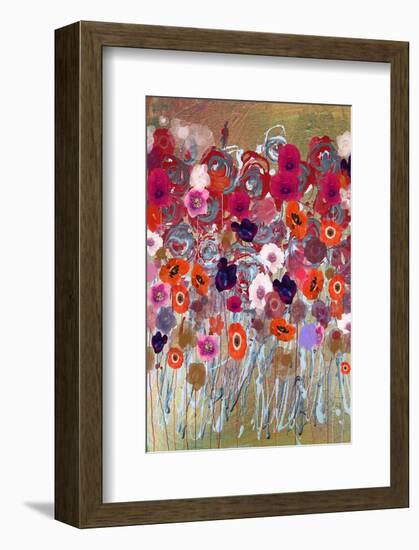 Poppy and Anemone-Claire Westwood-Framed Premium Giclee Print