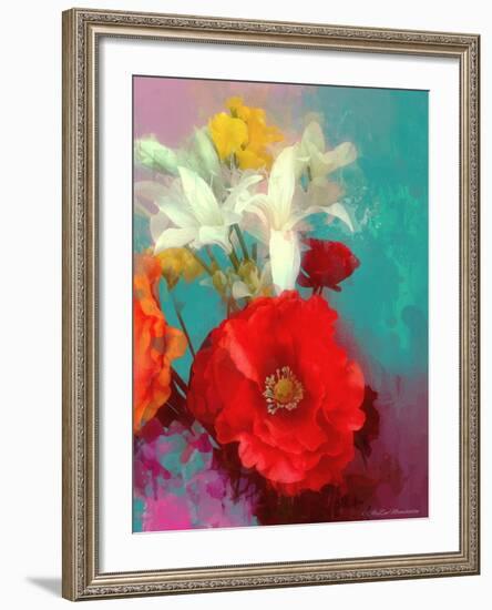 Poppy and Friends, 2014-AlyZen Moonshadow-Framed Giclee Print