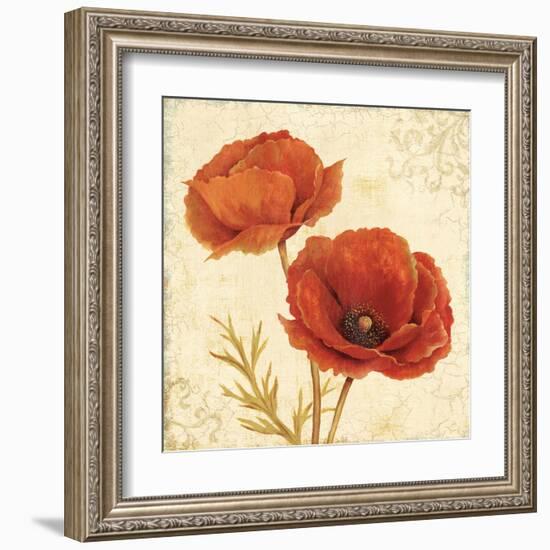 Poppy Bouquet I-Daphne Brissonnet-Framed Art Print