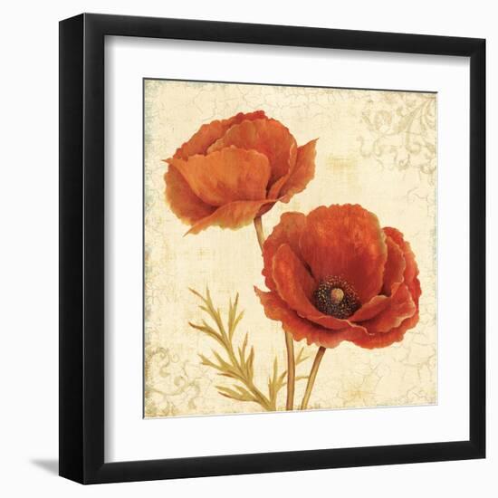 Poppy Bouquet I-Daphne Brissonnet-Framed Art Print