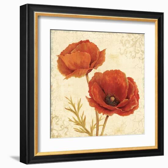 Poppy Bouquet I-Daphne Brissonnet-Framed Art Print