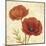 Poppy Bouquet I-Daphné B-Mounted Art Print