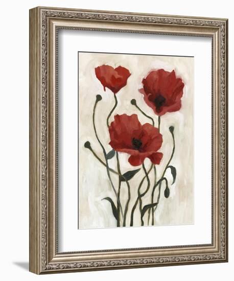 Poppy Bouquet I-Emma Scarvey-Framed Premium Giclee Print