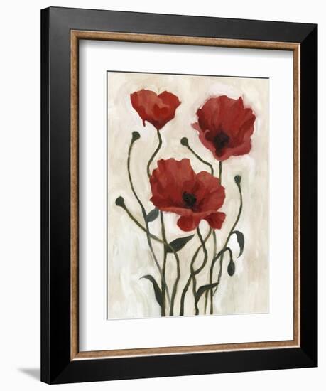 Poppy Bouquet I-Emma Scarvey-Framed Premium Giclee Print