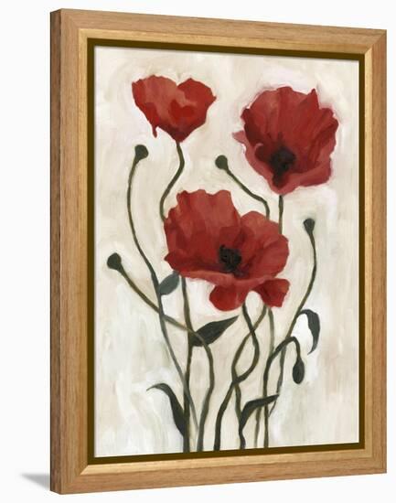 Poppy Bouquet I-Emma Scarvey-Framed Stretched Canvas