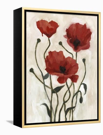 Poppy Bouquet I-Emma Scarvey-Framed Stretched Canvas