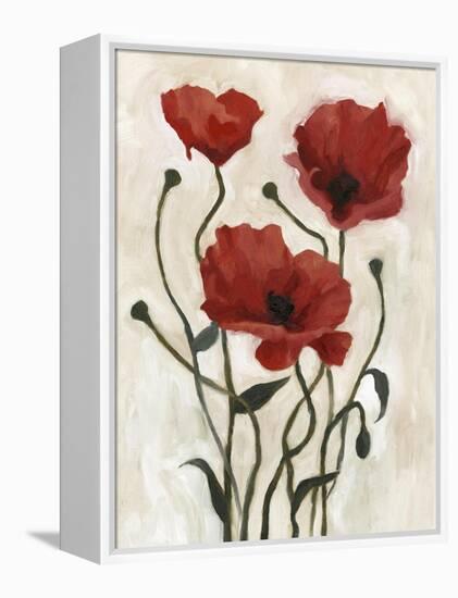 Poppy Bouquet I-Emma Scarvey-Framed Stretched Canvas