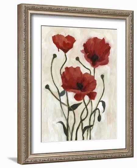 Poppy Bouquet I-Emma Scarvey-Framed Art Print