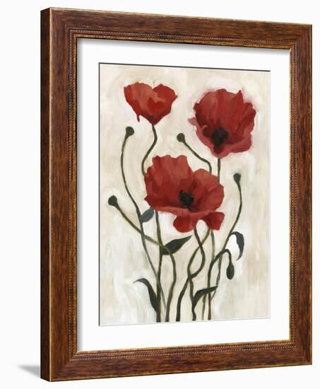 Poppy Bouquet I-Emma Scarvey-Framed Art Print
