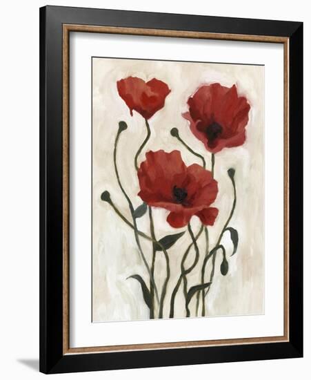 Poppy Bouquet I-Emma Scarvey-Framed Art Print