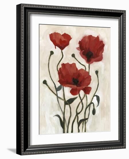 Poppy Bouquet I-Emma Scarvey-Framed Art Print