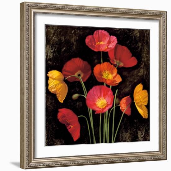 Poppy Bouquet I-John Seba-Framed Art Print