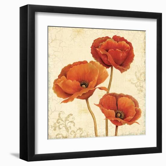 Poppy Bouquet II-Daphne Brissonnet-Framed Art Print