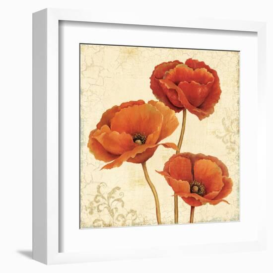 Poppy Bouquet II-Daphne Brissonnet-Framed Art Print