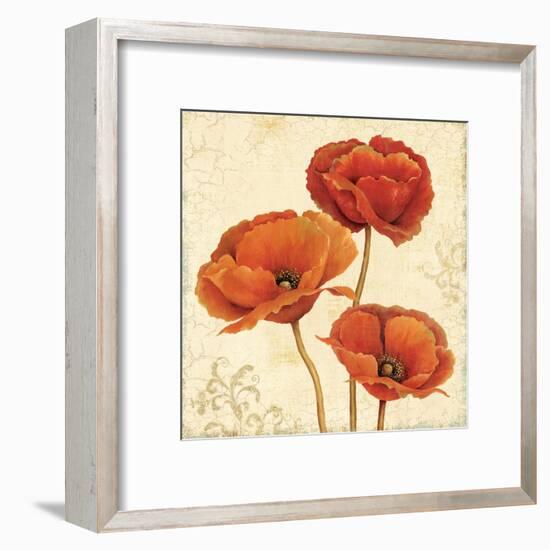 Poppy Bouquet II-Daphne Brissonnet-Framed Art Print