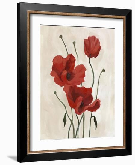 Poppy Bouquet II-Emma Scarvey-Framed Art Print