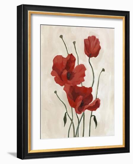 Poppy Bouquet II-Emma Scarvey-Framed Art Print