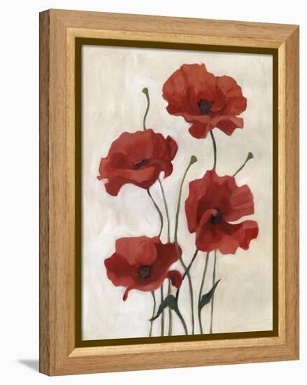 Poppy Bouquet III-Emma Scarvey-Framed Stretched Canvas