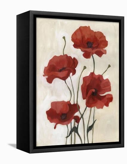 Poppy Bouquet III-Emma Scarvey-Framed Stretched Canvas