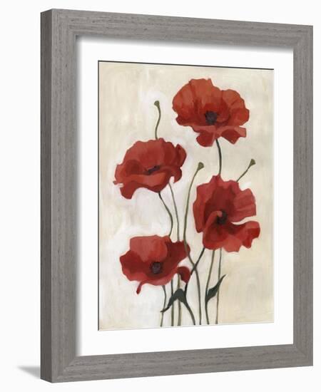 Poppy Bouquet III-Emma Scarvey-Framed Art Print