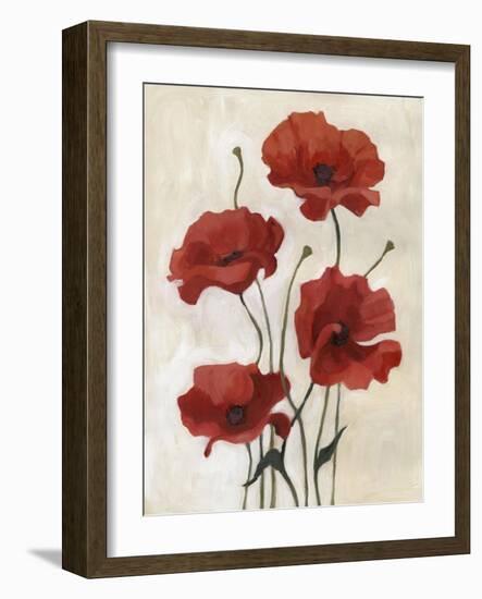 Poppy Bouquet III-Emma Scarvey-Framed Art Print