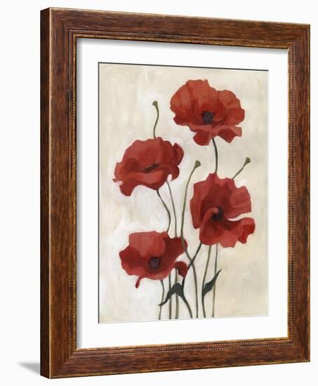 Poppy Bouquet III-Emma Scarvey-Framed Art Print