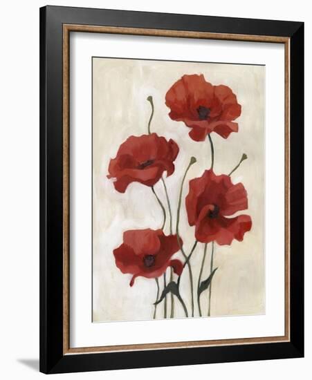 Poppy Bouquet III-Emma Scarvey-Framed Art Print