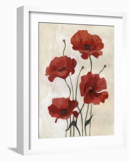 Poppy Bouquet III-Emma Scarvey-Framed Art Print