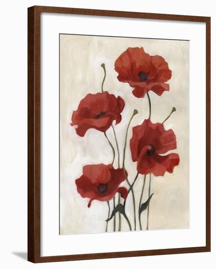 Poppy Bouquet III-Emma Scarvey-Framed Art Print