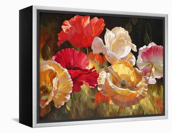 Poppy Celebration-Emma Styles-Framed Stretched Canvas