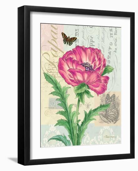 Poppy Collage-Pamela Gladding-Framed Art Print