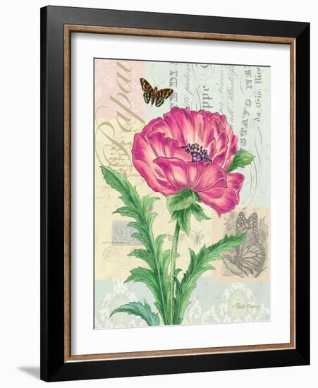 Poppy Collage-Pamela Gladding-Framed Art Print